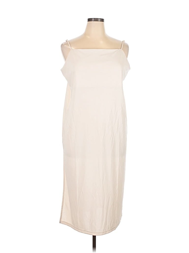 Pre-owned H&m Casual Dress In Ivory