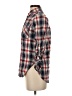 I. Joah 100% Cotton Plaid Red 3/4 Sleeve Button-Down Shirt Size S - photo 5