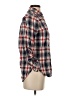 I. Joah 100% Cotton Plaid Red 3/4 Sleeve Button-Down Shirt Size S - photo 4