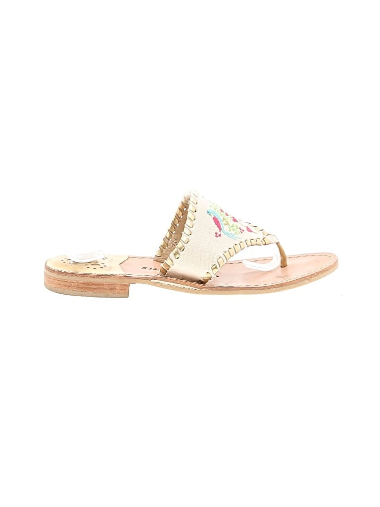 Pre-owned Jack Rogers Sandals In White