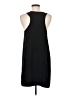 Tildon 100% Polyester Solid Black Casual Dress Size M - photo 2