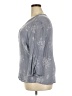 Papermoon 100% Rayon Gray 3/4 Sleeve Blouse Size 2X - photo 5
