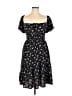 Liberty Love 100% Polyester Floral Black Casual Dress Size XL - photo 1