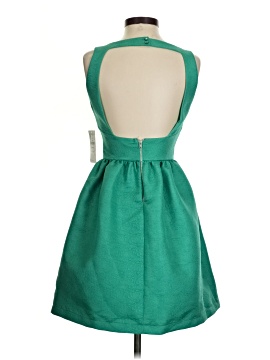 green emerald velvet dress Green Tie Neck See-Through Mini Dress & Reviews - Green - Dresses main image 1