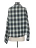 Shein Plaid Green Long Sleeve Blouse Size 4 - photo 2