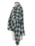 Shein Plaid Green Long Sleeve Blouse Size 4 - photo 5