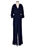 Fraiche by J 100% Polyester Solid Blue Jumpsuit Size S - photo 1