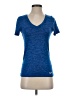 Nike 100% Polyester Blue Active T-Shirt Size XS - photo 1