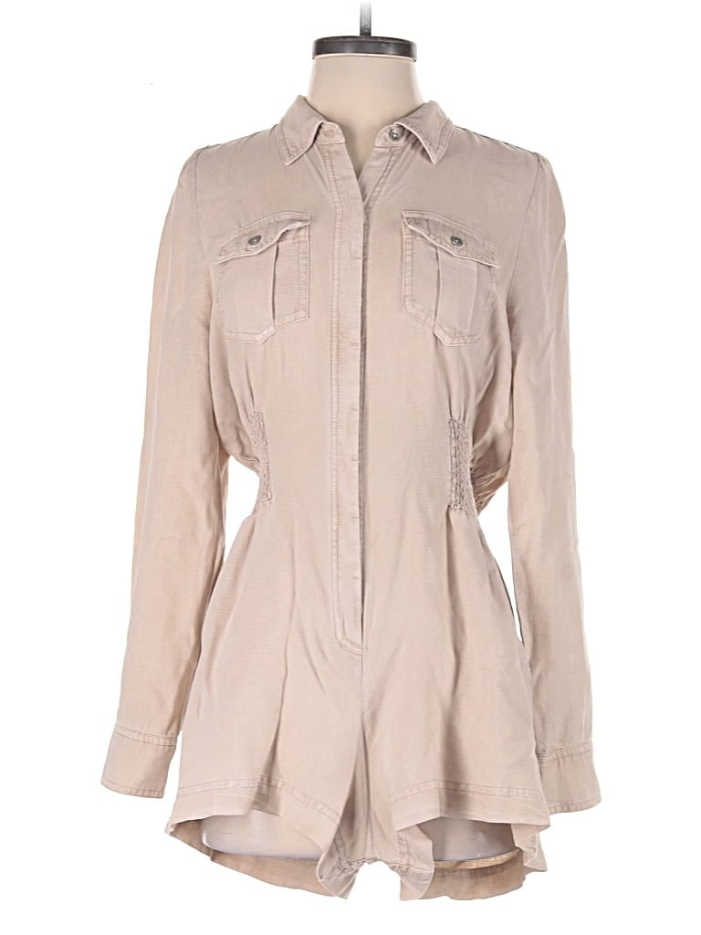 Pre-owned Splendid Romper In Tan