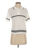 Aster 100% Polyester Ivory Short Sleeve Turtleneck Size S - photo 1