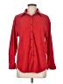 Unbranded 100% Polyester Solid Red Long Sleeve Blouse Size M - photo 1