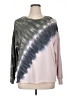 Green Tea Tie-dye Gray Pullover Sweater Size XL - photo 1