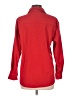 Unbranded 100% Polyester Solid Red Long Sleeve Blouse Size M - photo 2