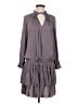 Current Air 100% Polyester Gray Purple Casual Dress Size S - photo 1