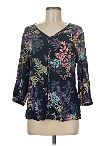 Christopher & Banks 3/4 Sleeve Blouse (view 1)