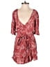 Selfie Leslie 100% Rayon Paisley Red Romper Size XS - photo 1