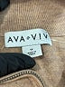 Ava & Viv Stripes Tan Pullover Sweater Size 1X - photo 4