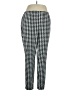 Shein Curve Houndstooth Black Casual Pants Size 1X - photo 1