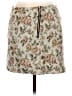 Evolution Floral Ivory Tan Casual Skirt Size XL - photo 2