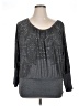 Style&Co Gray 3/4 Sleeve Top Size XL - photo 1