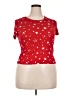 Walmart Stars Red Short Sleeve Top Size 21 - photo 1