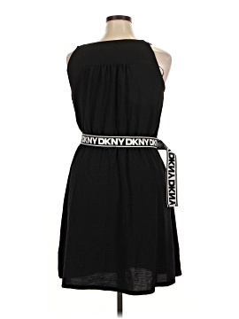 sachin and babi light blue dress DKNY Striped Belted Mini Dress in Black