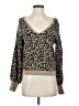 Abercrombie & Fitch Animal Print Tan Pullover Sweater Size S - photo 1
