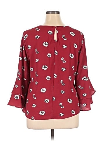 Charming Charlie 3/4 Sleeve Blouse (view 2)