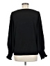 CeCe Black Long Sleeve Blouse Size M - photo 2