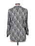 Jones New York Silver 3/4 Sleeve Blouse Size L - photo 2