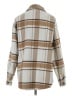 Love Tree 100% Polyester Plaid Tan Coat Size S - photo 2