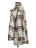 Love Tree 100% Polyester Plaid Tan Coat Size S - photo 5