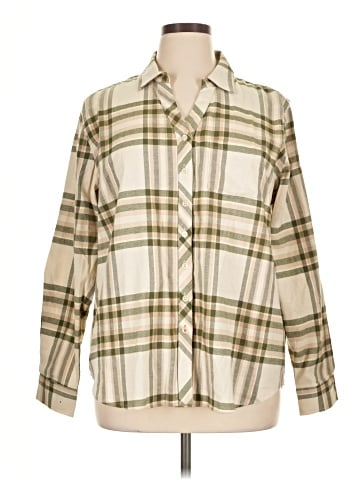 Weatherproof Long Sleeve Button-Down Shirt (view 1)