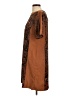 Karin Stevens Paisley Brown Tan Casual Dress Size 10 - photo 5