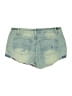 rue21 Print Blue Denim Shorts Size 15 - 16 - photo 2