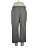 Le Suit 100% Polyester Chevron-herringbone Gray Casual Pants Size 16 - photo 1