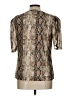By Design Silver Short Sleeve Blouse Size L - photo 2