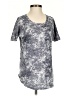 lucy Floral Gray Short Sleeve T-Shirt Size XS - photo 1