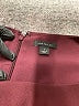 Ann Taylor 100% Polyester Solid Burgundy Casual Dress Size 8 - photo 7
