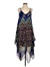 Sequin Hearts 100% Polyester Paisley Blue Cocktail Dress Size S - photo 1