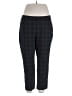 J.Jill Plaid Black Casual Pants Size XL - photo 1