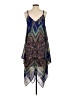Sequin Hearts 100% Polyester Paisley Blue Cocktail Dress Size S - photo 2