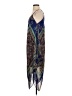 Sequin Hearts 100% Polyester Paisley Blue Cocktail Dress Size S - photo 5