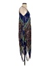 Sequin Hearts 100% Polyester Paisley Blue Cocktail Dress Size S - photo 4