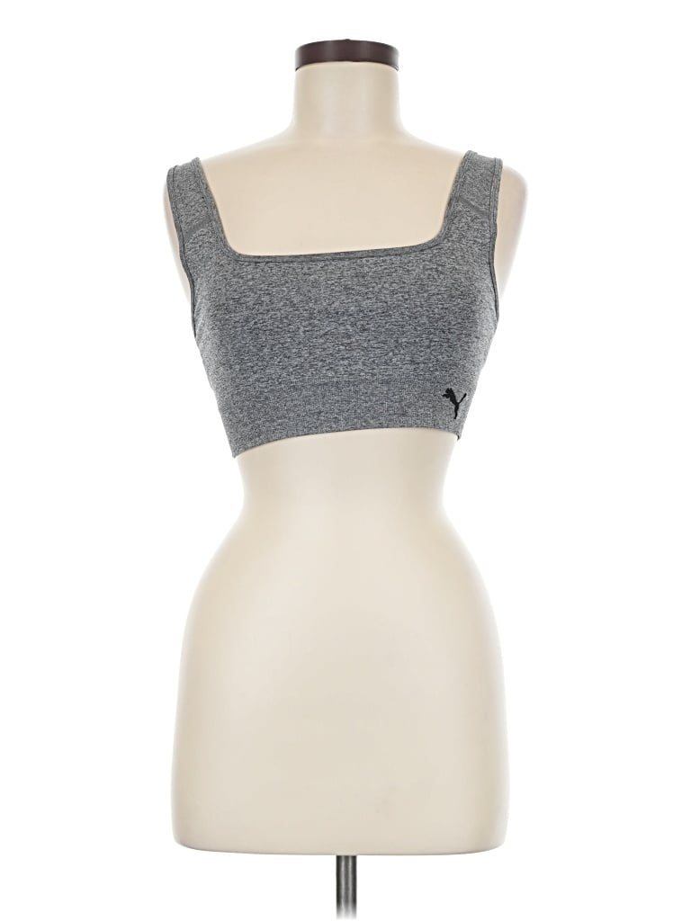 Pre-owned Puma Sports Bra In Gray