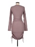 Love Tree Solid Gray Casual Dress Size M - photo 2