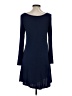 dearcase Solid Blue Casual Dress Size S - photo 2