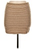 Assorted Brands 100% Acrylic Tweed Tan Casual Skirt Size M - photo 1