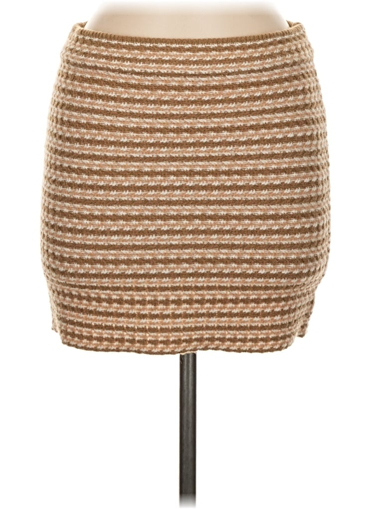 Pre-owned Assorted Brands Casual Skirt In Tan