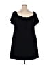 Charles Henry Solid Black Casual Dress Size 2X - photo 2